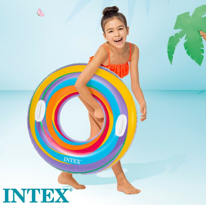 Colac Gonflabil Gogoașă Intex Ø 91 cm 91 x 22 x 91 cm (24 Unități)
