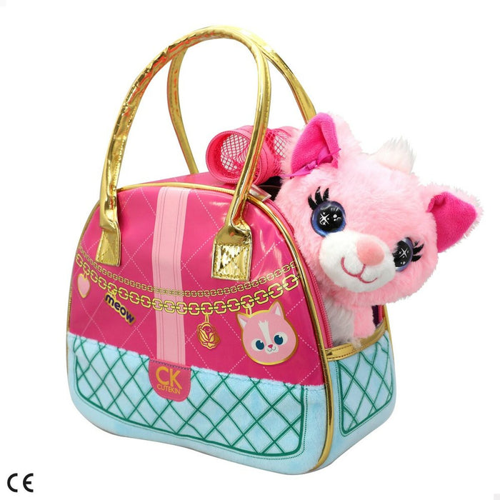 Jucărie de Pluș Funville Cutekins Geantă Cric 20 x 19 x 14 cm (2 Unități)