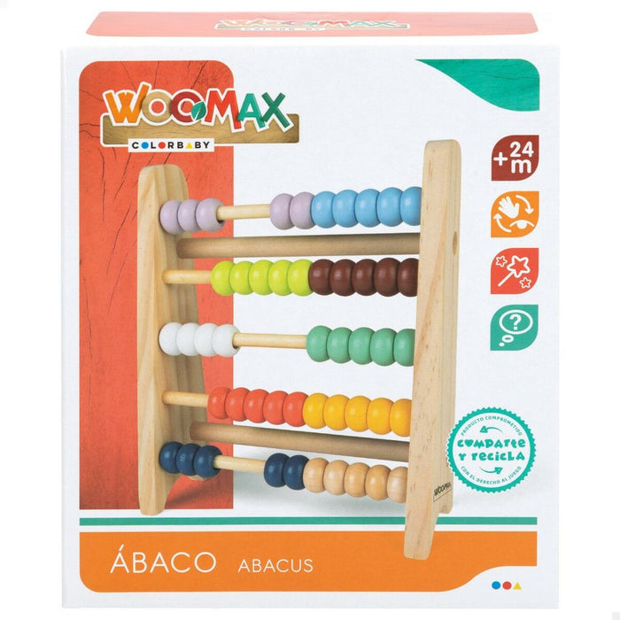 Numărătoare de Lemn Woomax + 2 Ani (12 Unități)