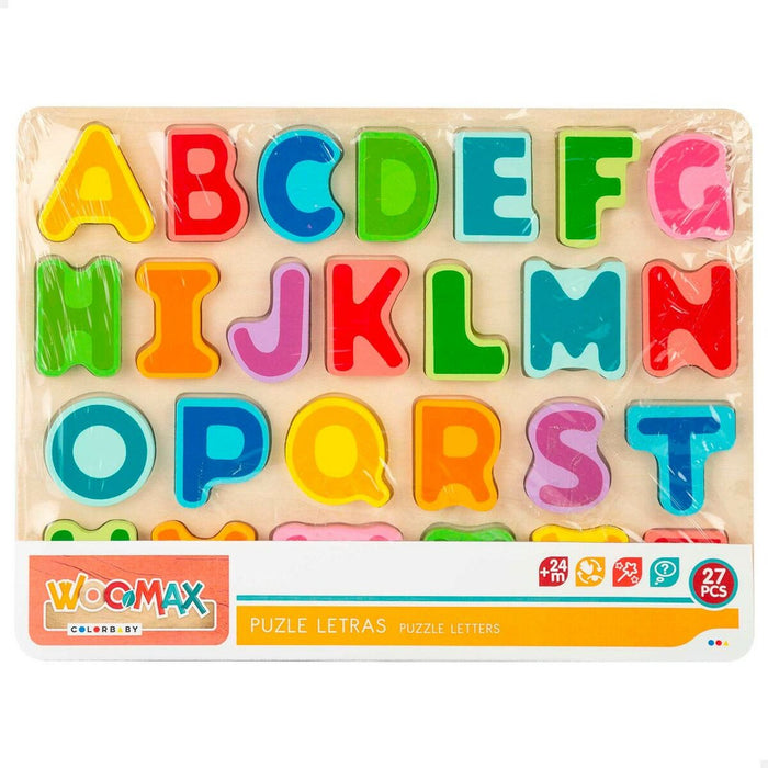 Puzzle pentru Copii din Lemn Woomax + 2 Ani 27 Piese (12 Unități)