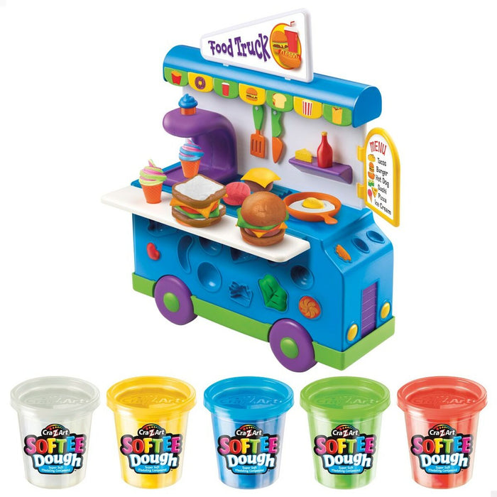 Joc de Plastilină Softee Food Truck (3 Unități)