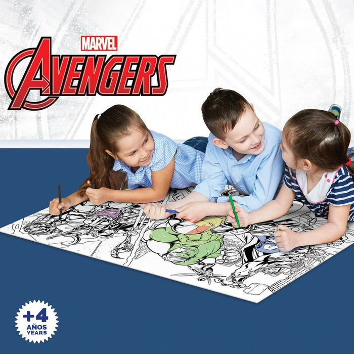 Puzzle pentru Copii The Avengers Cu două fețe 108 Piese 70 x 1,5 x 50 cm (6 Unități)