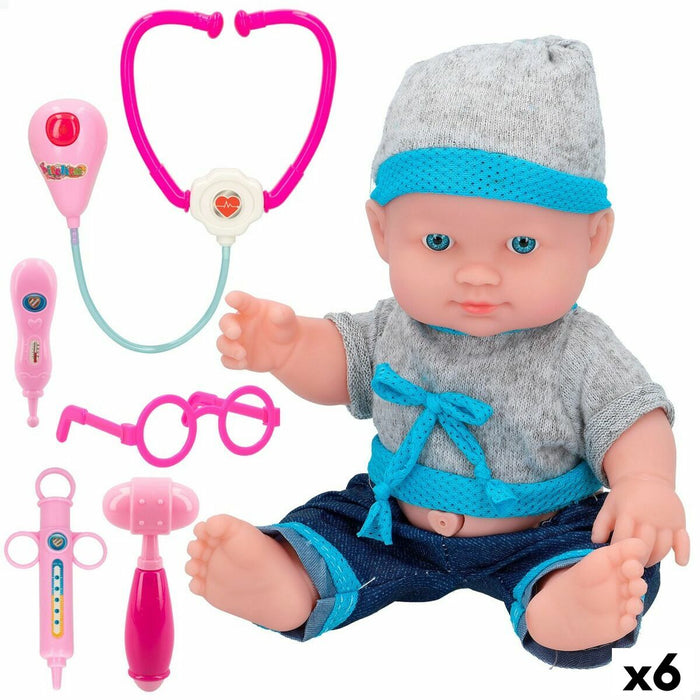 Păpușă bebeluș cu accesorii Colorbaby Medic 15 x 24 x 8 cm 6 Unități