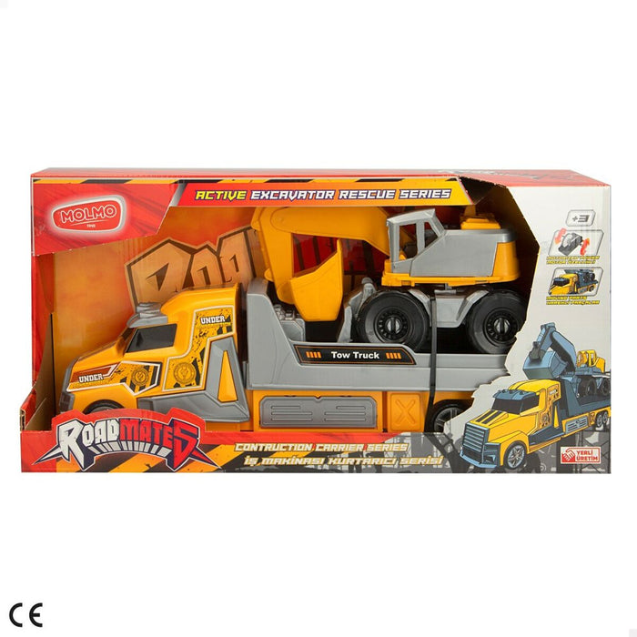 Camion Autotransporter și Mașini cu Fricțiune Colorbaby 36 x 11 x 10 cm (6 Unități)