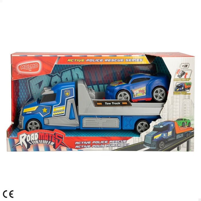 Camion Autotransporter și Mașini cu Fricțiune Colorbaby 36 x 11 x 10 cm (6 Unități)