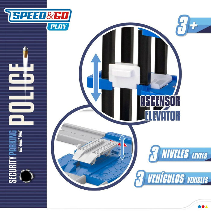 Garaj Parking cu Vehicule Speed & Go 78 x 26,5 x 42,5 cm (2 Unități)