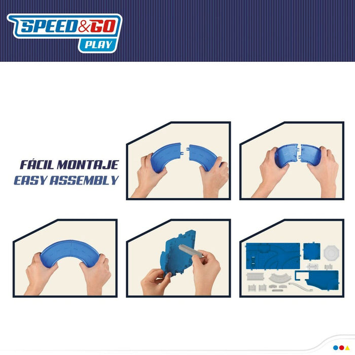 Garaj Parking cu Vehicule Speed & Go 78 x 26,5 x 42,5 cm (2 Unități)