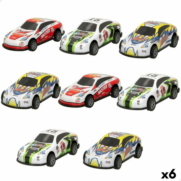 Set de Jucării cu Vehicule Speed & Go 8,9 x 2,7 x 4 cm (6 Unități)