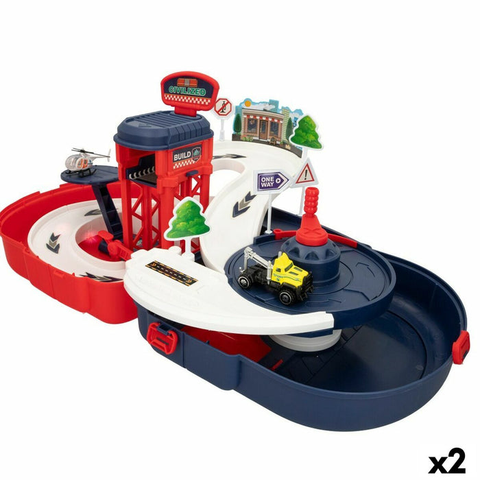 Garaj Parking cu Vehicule Speed & Go 62 x 25,5 x 33 cm (2 Unități)