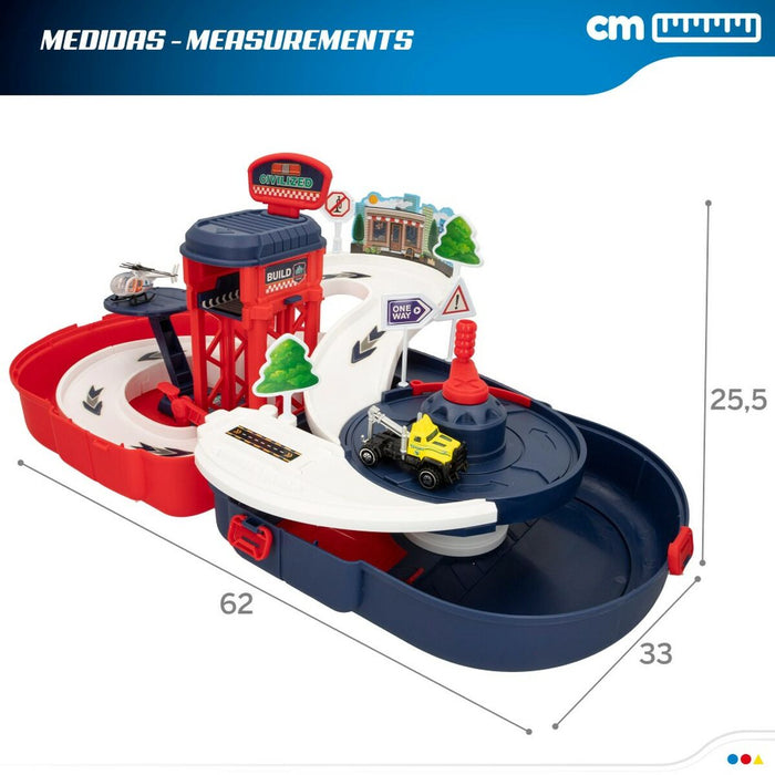 Garaj Parking cu Vehicule Speed & Go 62 x 25,5 x 33 cm (2 Unități)