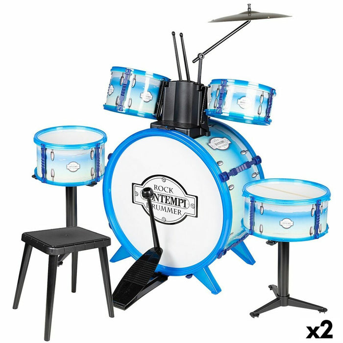 Tobe Bontempi Albastru Plastic 85 x 68 x 65 cm (9 Piese) (2 Unități)