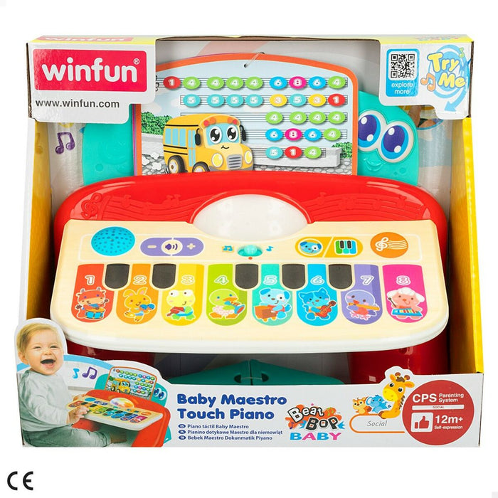 Pian Interactiv pentru Bebeluși Winfun 27 x 16 x 18 cm (2 Unități)