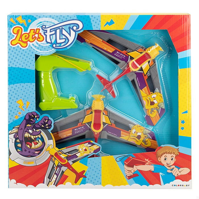 Avion Colorbaby Let's Fly Lansator 14,5 x 3,5 x 25 cm (6 Unități)