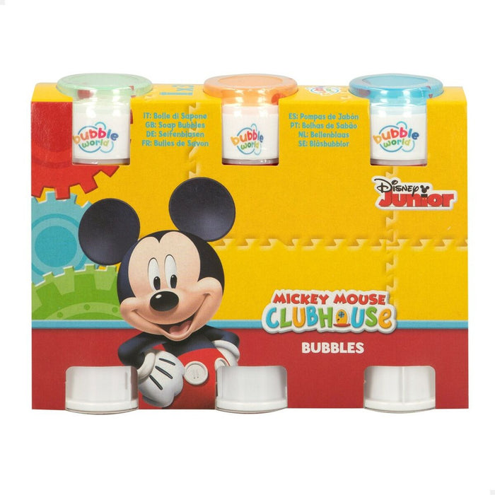 Bubble blower set Mickey Mouse 3 Piese 60 ml (24 Unități)