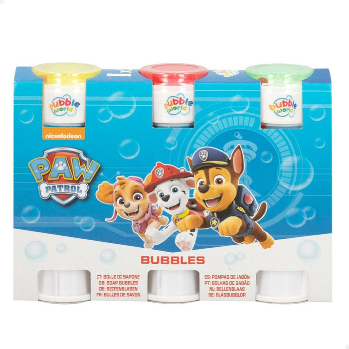 Bubble blower set The Paw Patrol 3 Piese 60 ml (24 Unități)