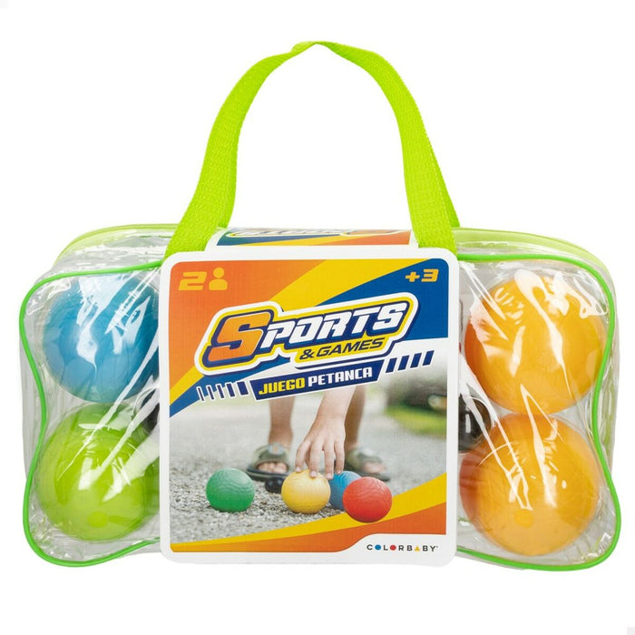 Set cu bile joc Petanque Colorbaby 10 Piese 6 Unități