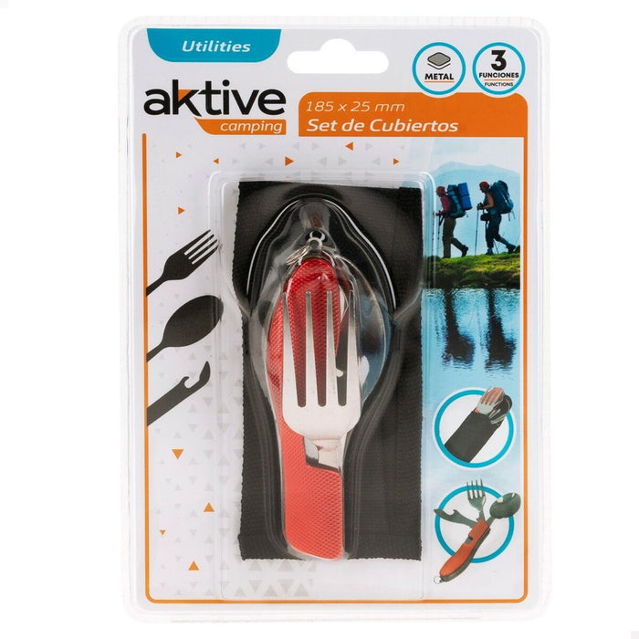 Set de Tacâmuri Aktive Camping (12 Unități)