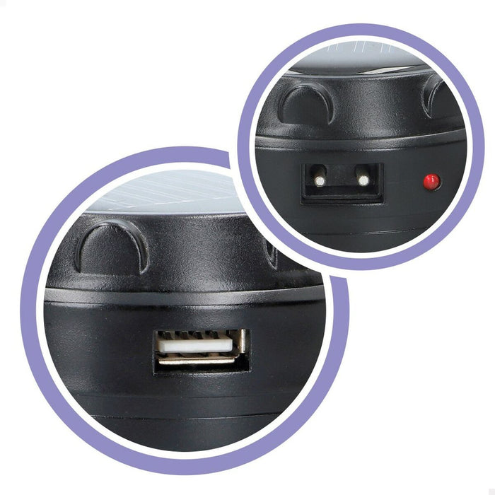 Lampă de Camping Aktive Negru (6 Unități)