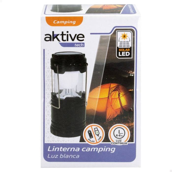 Lampă de Camping Aktive Negru (6 Unități)
