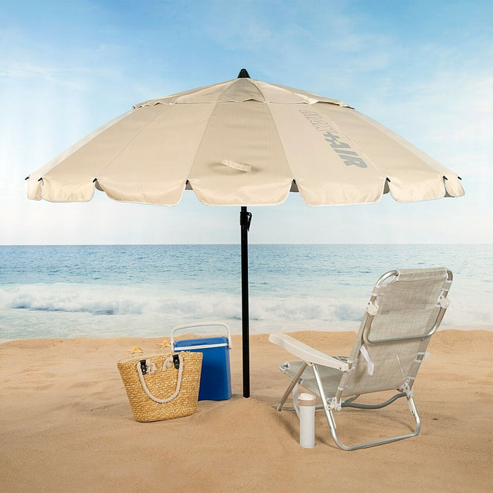 Slunečník Aktive Crem Aluminiu 220 x 215 x 220 cm (6 Unități)