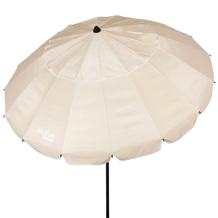 Slunečník Aktive Crem Aluminiu 240 x 235 x 240 cm (6 Unități)