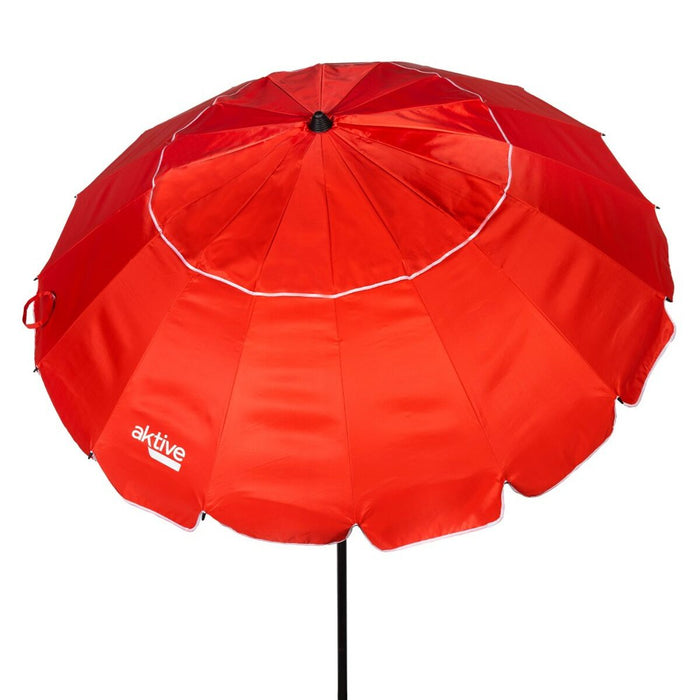 Slunečník Aktive Roșu Aluminiu 220 x 215 x 220 cm (6 Unități)