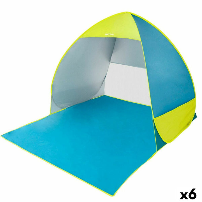 Paravânt Aktive Albastru Verde Poliester 160 x 110 x 140 cm