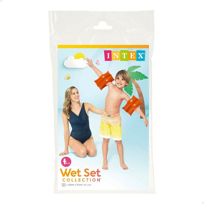 Manșoane Intex Gonflabil Roșu 25 x 17 cm (36 Unități)