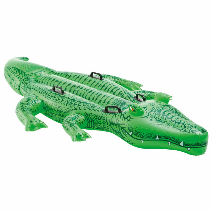Colac Gonflabil Intex Crocodil 203 x 30 x 114 cm (6 Unități)