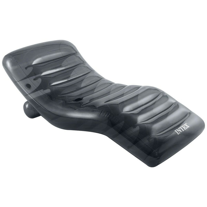 Șezlong Gonflabil Intex Gri 191 x 67 x 89 cm (4 Unități)