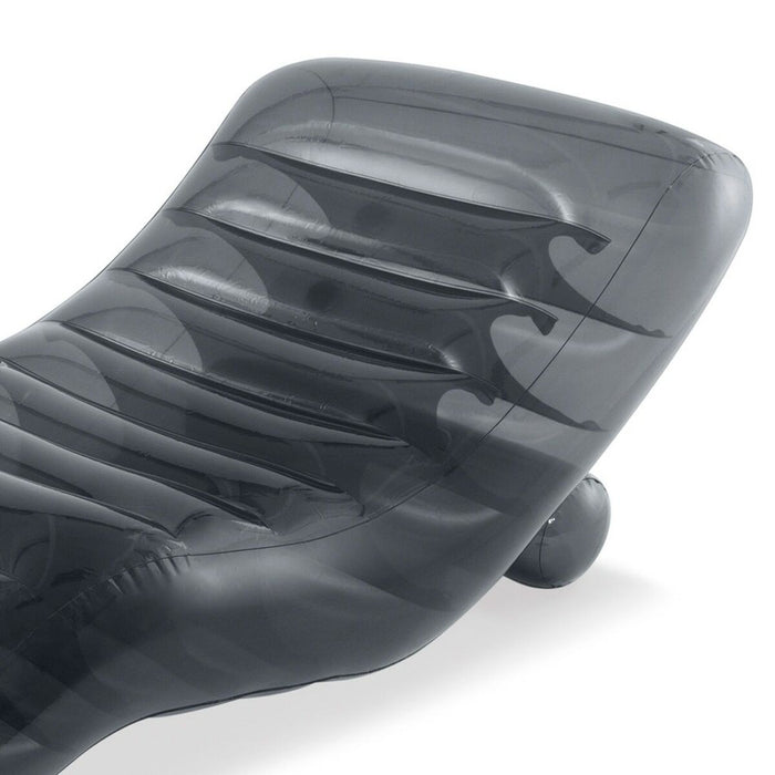 Șezlong Gonflabil Intex Gri 191 x 67 x 89 cm (4 Unități)