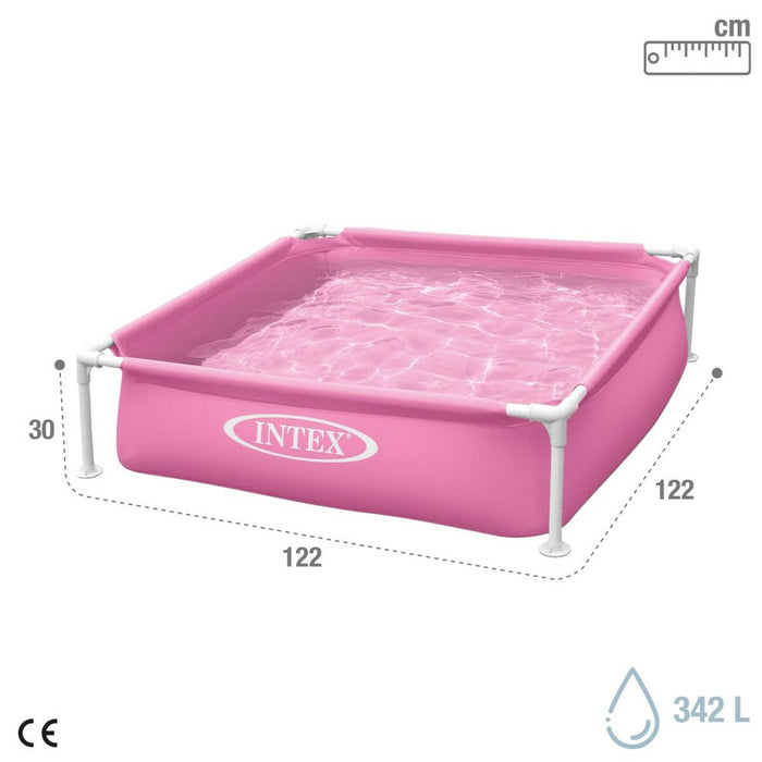 Piscină Detașabilă Intex Roz 342 L 122 x 30 x 122 cm (3 Unități)
