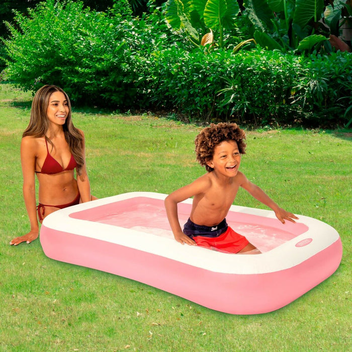 Piscină Gonflabilă pentru Copii Intex Alb Roz 90 L 167 x 26 x 101 cm (6 Unități)