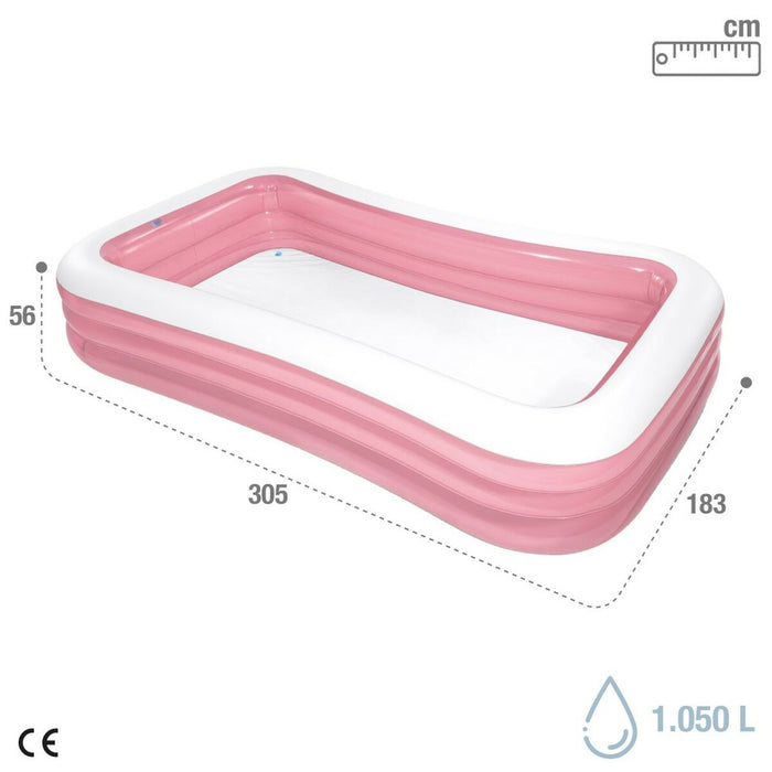 Piscină Gonflabilă pentru Copii Intex Roz 1050 L 305 x 56 x 183 cm (2 Unități)