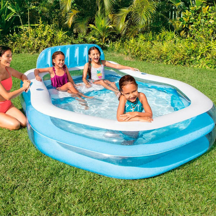 Piscină Gonflabilă Intex Albastru 530 l 229 x 135 x 191 cm (2 Unități)