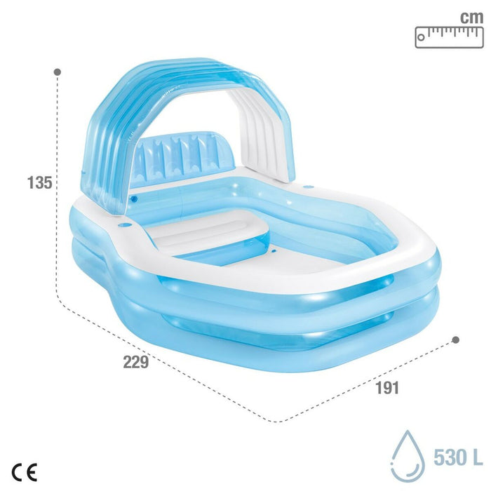 Piscină Gonflabilă Intex Albastru 530 l 229 x 135 x 191 cm (2 Unități)