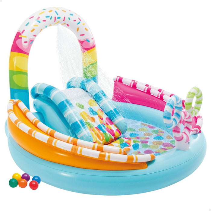 Piscină Gonflabilă pentru Copii Intex Bomboane 165 L 170 x 122 x 168 cm (2 Unități)