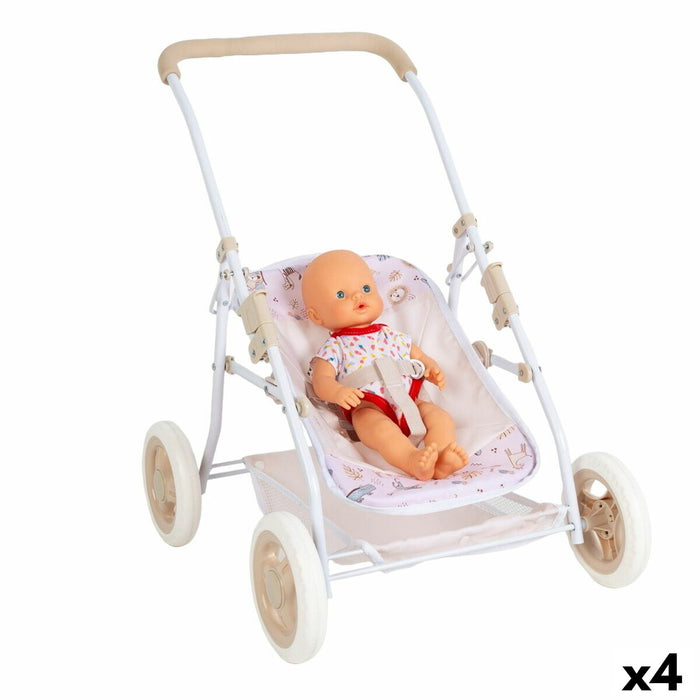 Scaun pentru Păpuși Colorbaby Safari 40 x 57 x 49 cm 4 Unități Convertible