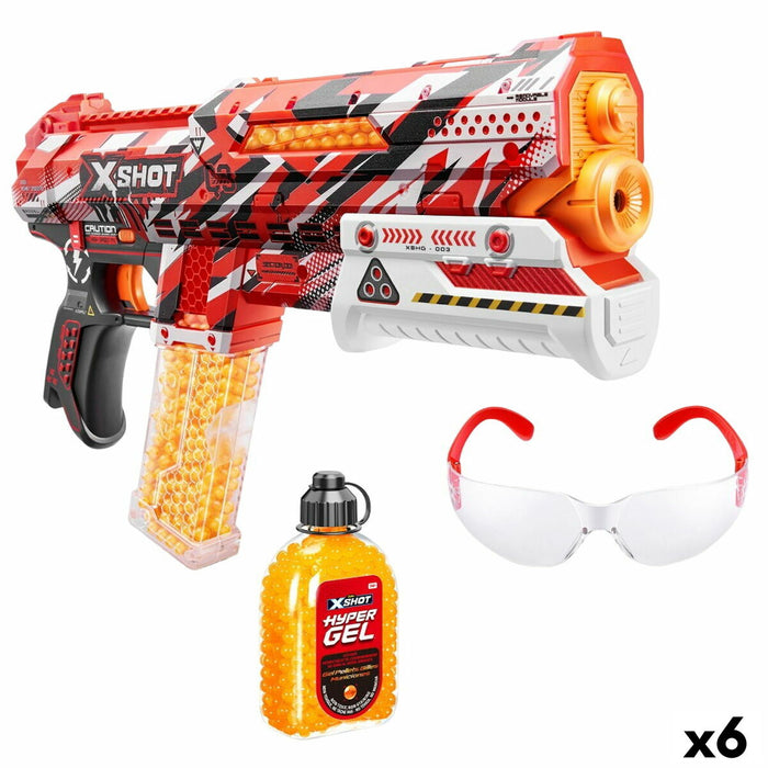 Pistol Zuru X-Shot Hyper Gel 37 x 24 x 5,5 cm (6 Unități)