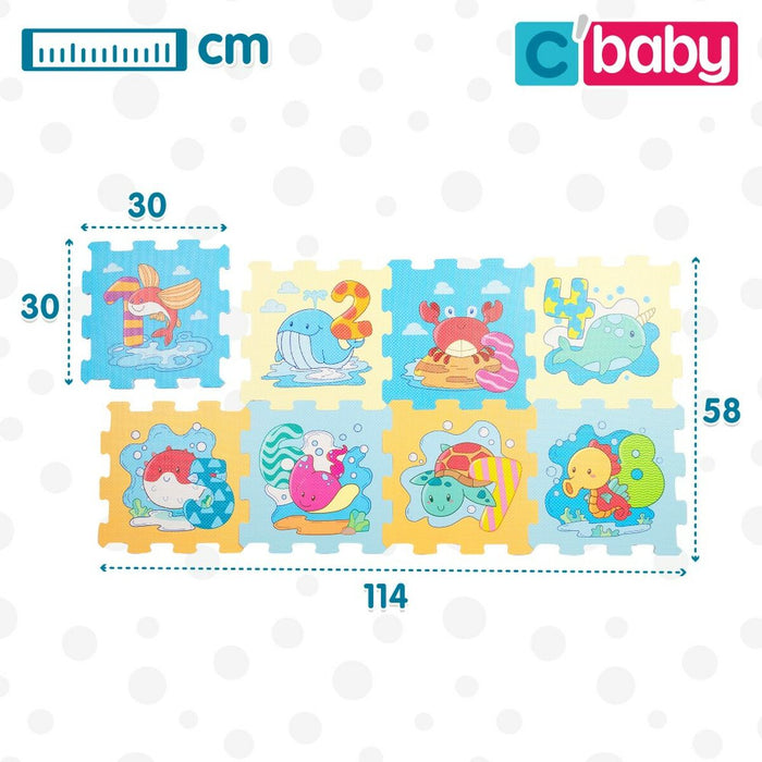 Saltea de joacă Colorbaby Marin EVA 8 Piese (4 Unități)