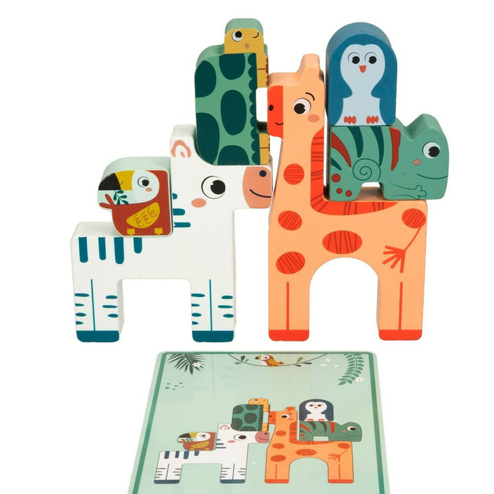 Puzzle Animale Woomax + 2 Ani (6 Unități)