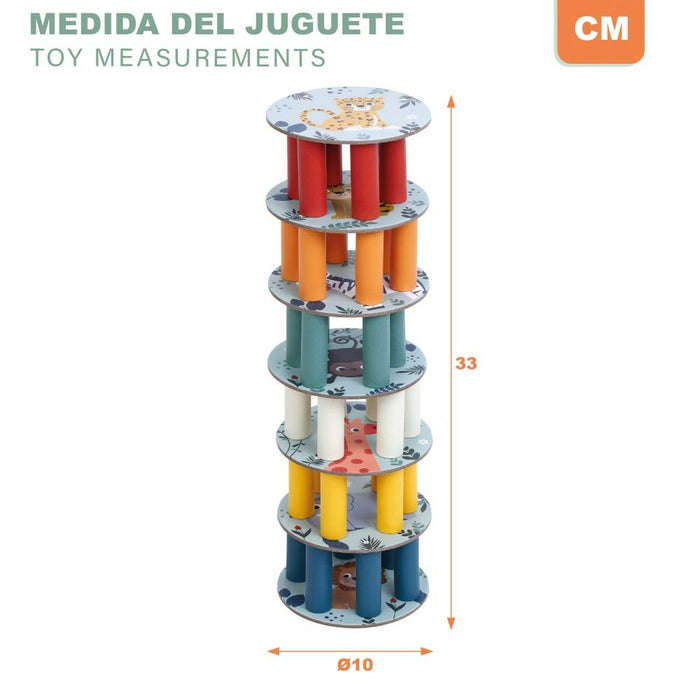 Set de Construcție Woomax 36 Piese (6 Unități)