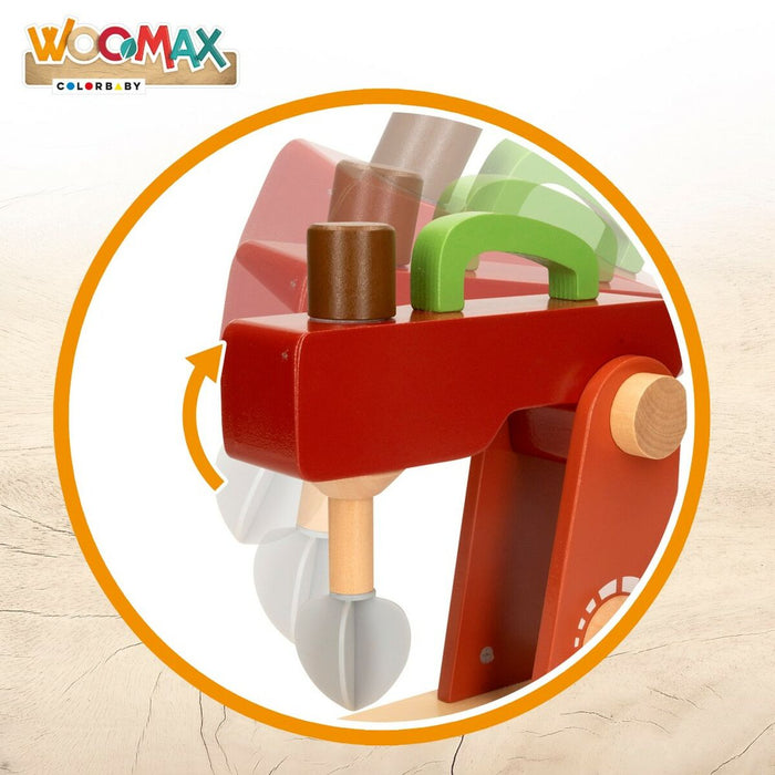 Aparat de jucărie Woomax 12 Piese 20 x 22,5 x 8 cm (4 Unități)