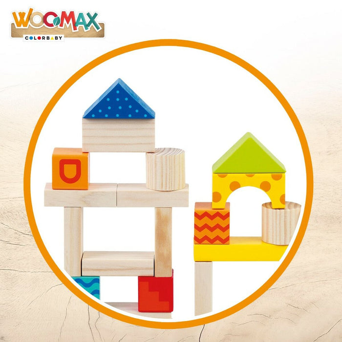 Set de Construcție Woomax 50 Piese (6 Unități)