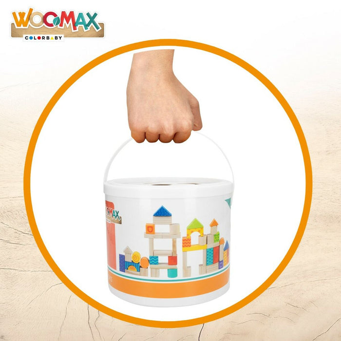 Set de Construcție Woomax 50 Piese (6 Unități)