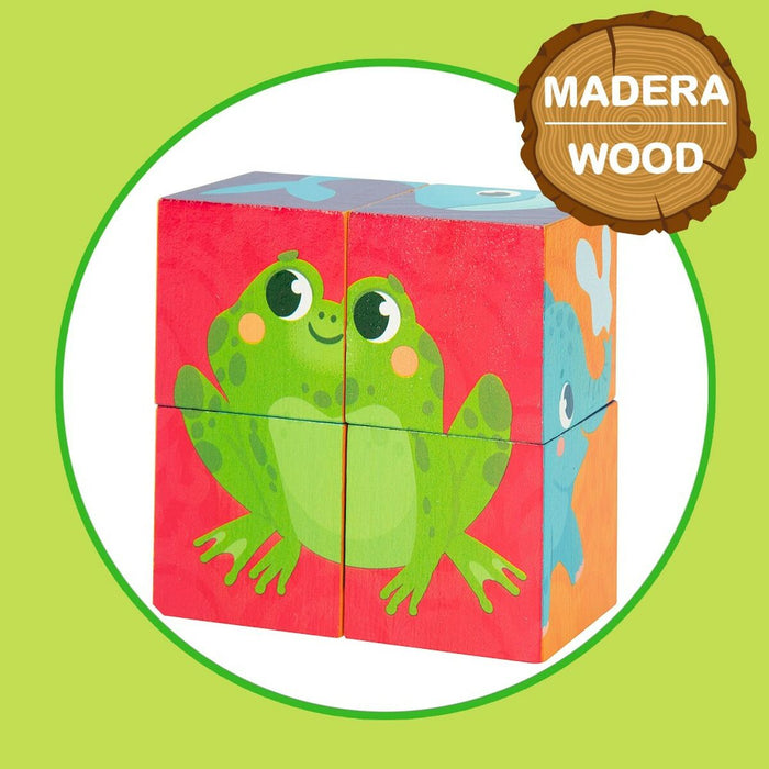 Puzzle 3D Lisciani 4 Piese 22 x 23 x 1 cm (6 Unități) animale