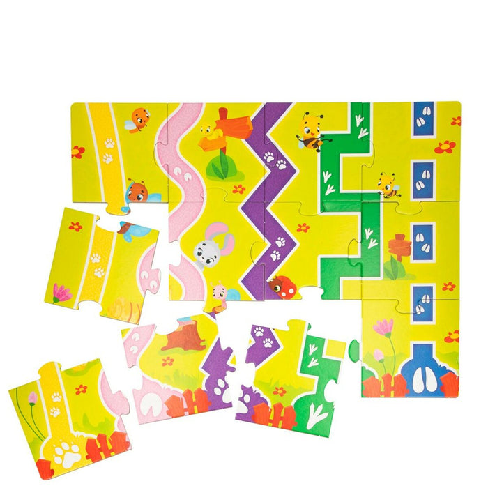 Puzzle pentru Copii Lisciani Fermă 27 Piese 48 x 1 x 36 cm (6 Unități)