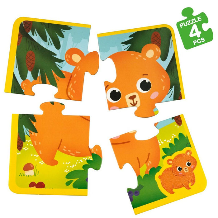 Puzzle pentru Copii Lisciani Tactil 24 Piese 16 x 0,1 x 16 cm (6 Unități)
