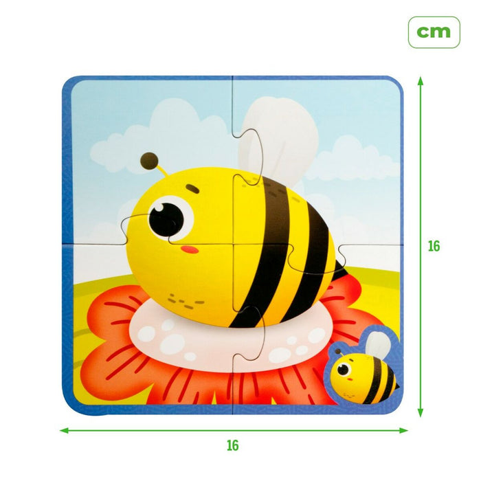 Puzzle pentru Copii Lisciani Tactil 24 Piese 16 x 0,1 x 16 cm (6 Unități)