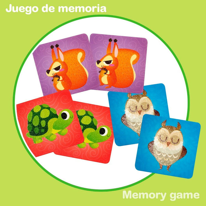 Joc de Memorie Lisciani Puzzle pentru Copii Tactil 24 Piese